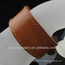 Bracelet en cuir manchette personnalisé à la mode de 2014 BGL-022